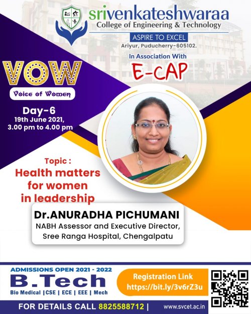 VOICE OF WOMEN -SVCET 2021