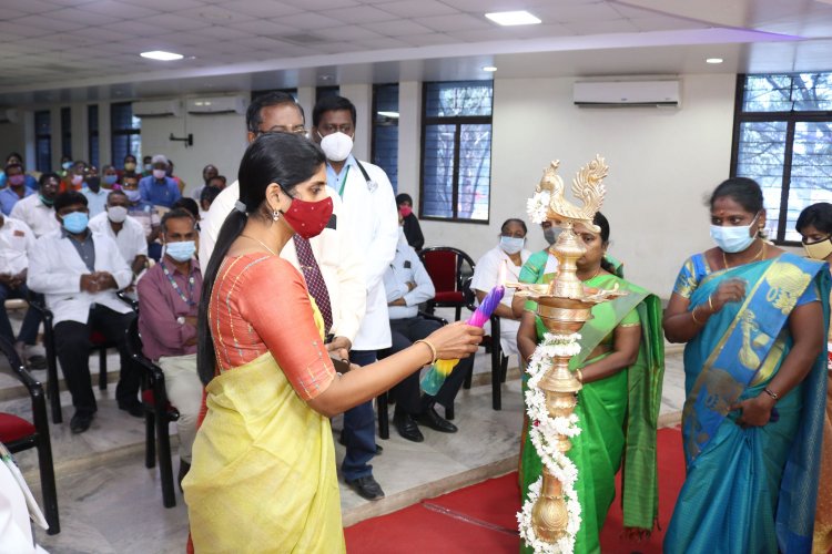 INAUGURATION OF FIRST YEAR NURSING COURSES HELD ON 10TH FEBRUARY 2021 ORGANIZED BY INDIRANI COLLEGE OF NURSING