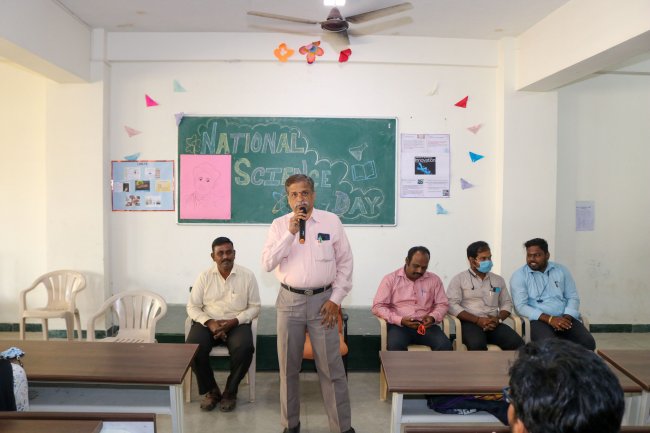 National Science Day Celebration 2021 - Sri Venkateshwaraa College of Engineering and Technology , Puducherry
