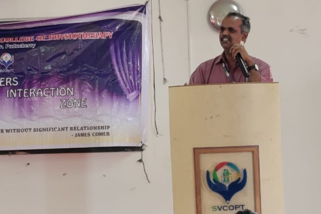Students Teachers Interaction Zone ( SITZ ) - Sri Venkateshwaraa College of Physiotherapy, Ariyur, Puducherry.