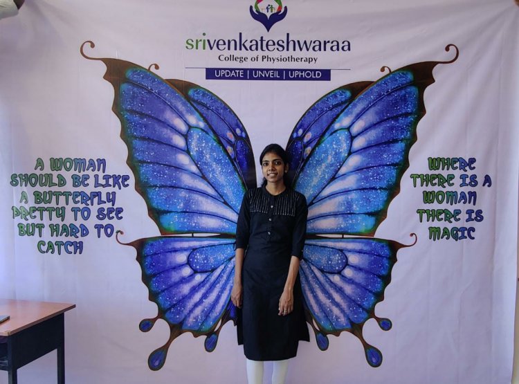 International Womens Day Celebration 2021 - Sri Venkateshwaraa College of Physiotherapy, Puducherry.