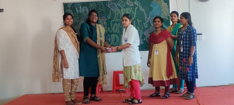 International Womens Day Celebration 2021 - Sri Venkateshwaraa College of Physiotherapy, Puducherry.