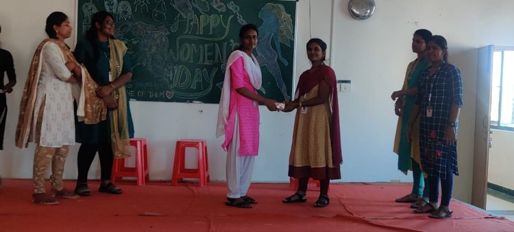 International Womens Day Celebration 2021 - Sri Venkateshwaraa College of Physiotherapy, Puducherry.