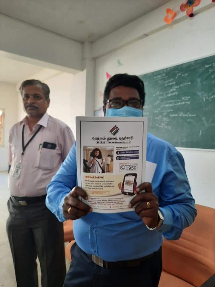  EVM-VVPAT Demonstration Awareness - Sri Venkateshwaraa College of Engineering and Technology,  Puducherry
