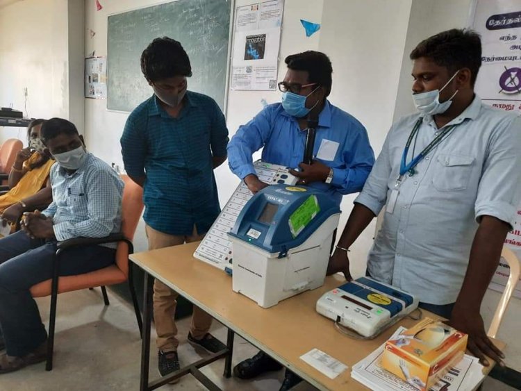  EVM-VVPAT Demonstration Awareness - Sri Venkateshwaraa College of Engineering and Technology,  Puducherry
