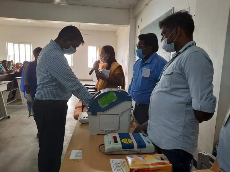  EVM-VVPAT Demonstration Awareness - Sri Venkateshwaraa College of Engineering and Technology,  Puducherry