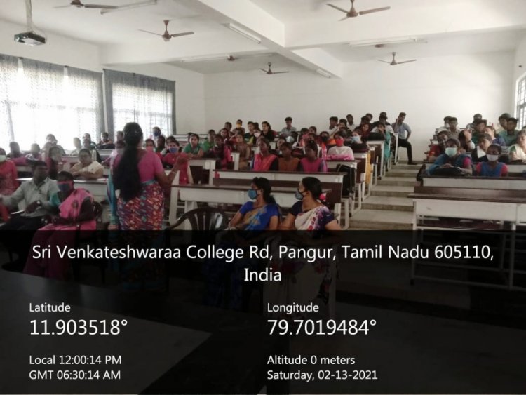 SEXAUL AND REPRODUCTIVE AWARENESS WEEK 2021 REPORT - Indirani College of Nursing, Ariyur, Puducherry