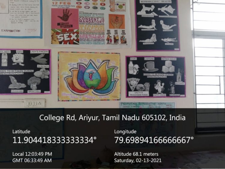 SEXAUL AND REPRODUCTIVE AWARENESS WEEK 2021 REPORT - Indirani College of Nursing, Ariyur, Puducherry