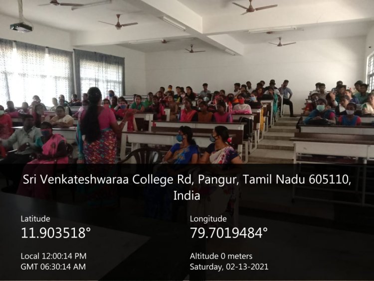 SEXAUL AND REPRODUCTIVE AWARENESS WEEK 2021 REPORT - Indirani College of Nursing, Ariyur, Puducherry