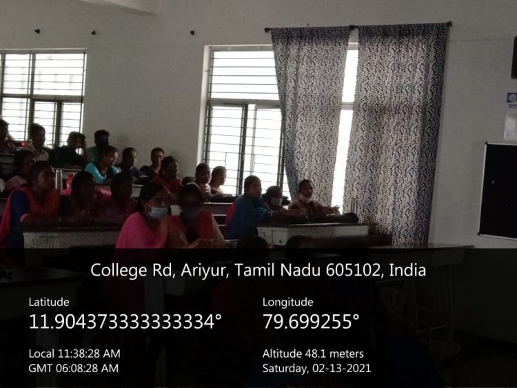 SEXAUL AND REPRODUCTIVE AWARENESS WEEK 2021 REPORT - Indirani College of Nursing, Ariyur, Puducherry