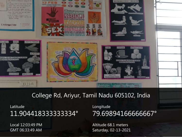 SEXAUL AND REPRODUCTIVE AWARENESS WEEK 2021 REPORT - Indirani College of Nursing, Ariyur, Puducherry