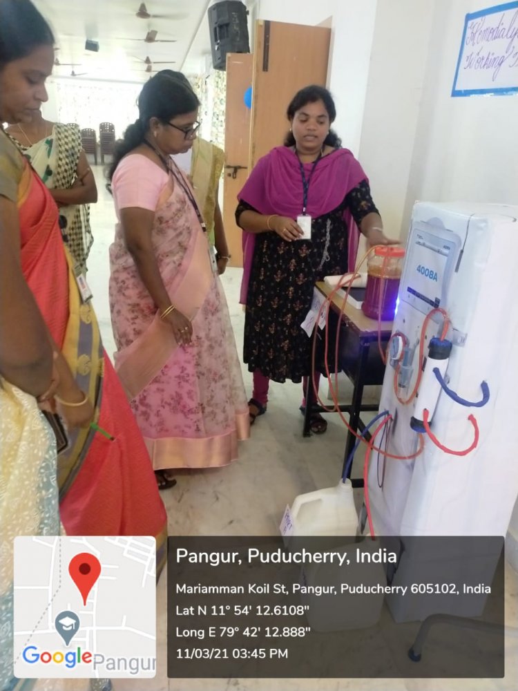 WORLD KIDNEY DAY -2021 - Indirani College of Nursing, Puducherry