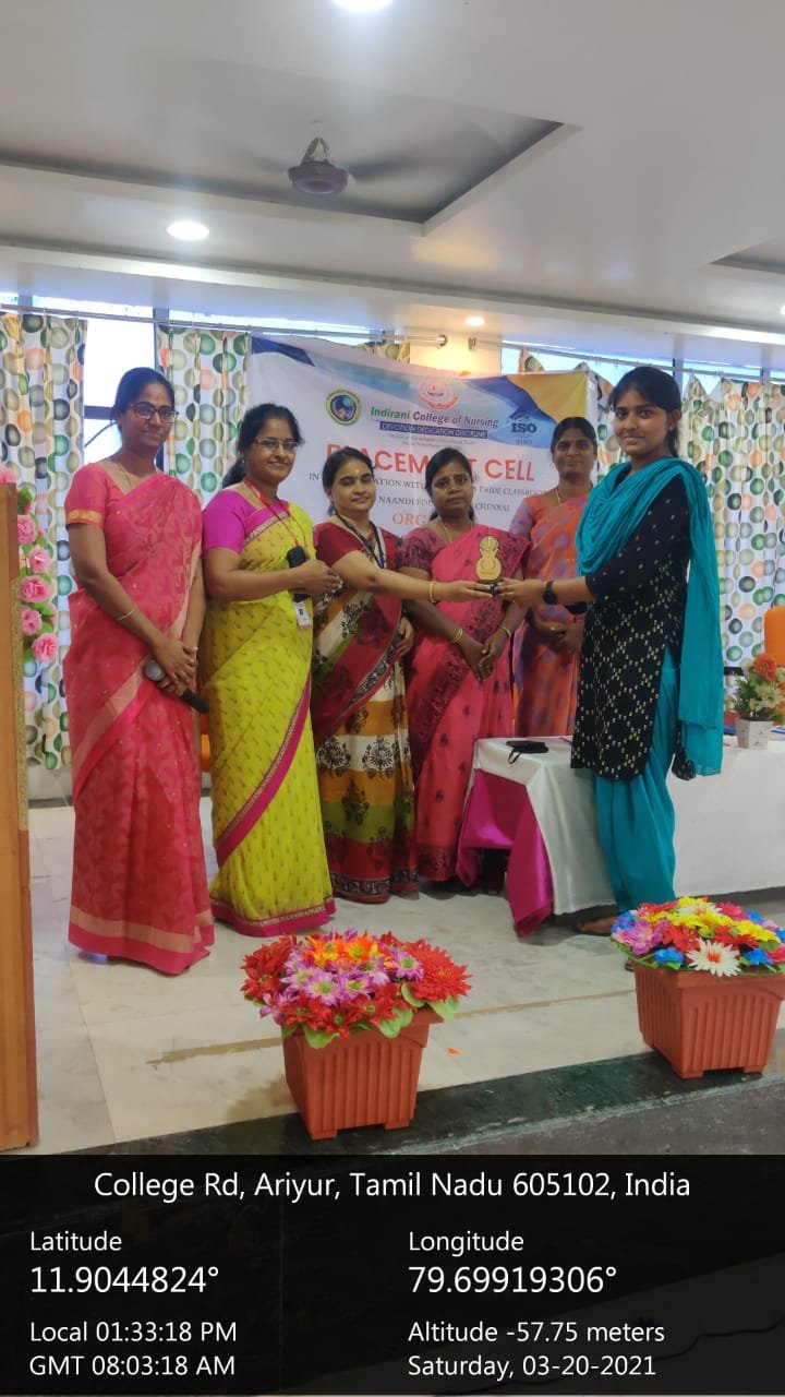 Employability Skill Training programme - Indirani College of Nursing, Ariyur, Puducherry