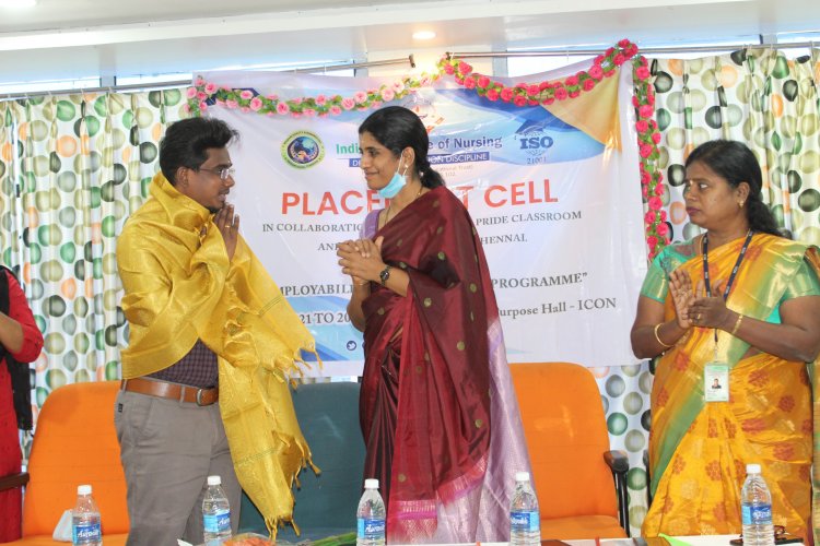 Employability Skill Training programme - Indirani College of Nursing, Ariyur, Puducherry