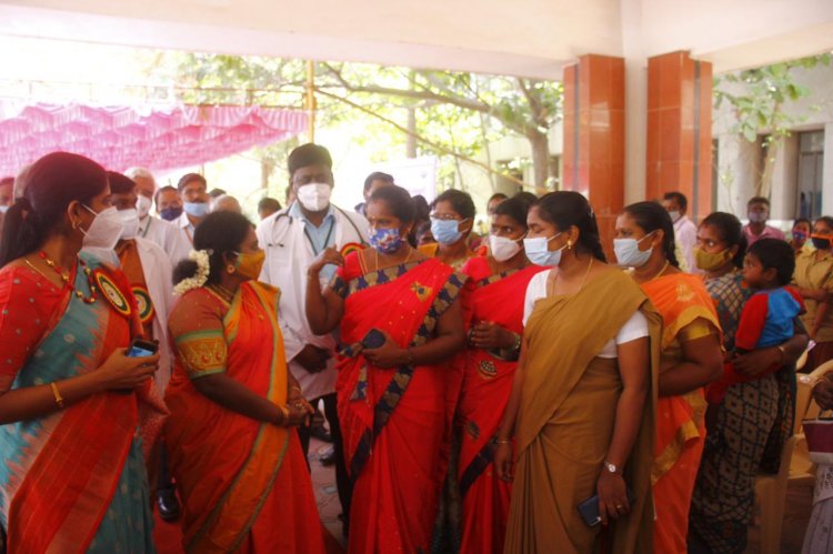 COVID-19 Mass vaccination drive report - Sri Venkateshwaraa Medical College Hospital and Research Centre, Ariyur, Puducherry