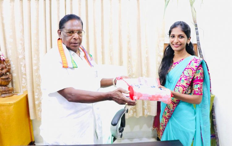 SVCOPT Appreciate our BPT final year student Ms. V Harini - Sri Venkateshwaraa College of physiotherapy