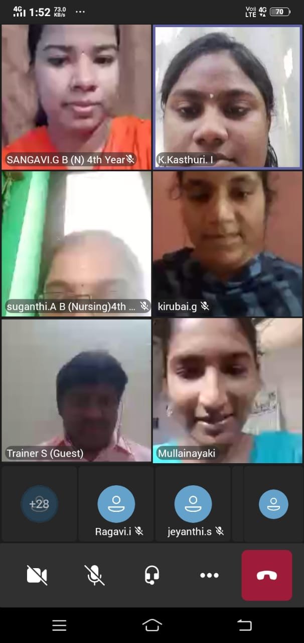 REPORT ON PERSONALITY DEVELOPMENT PROGRAM - Indirani College of Nursing , Ariyur, Puducherry 605 102.