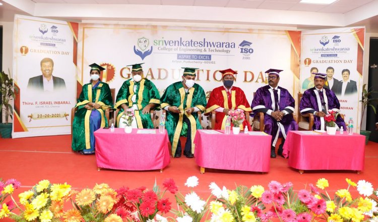 PRESS REPORT ON FIRST GRADUATION DAY - Sri Venkateshwaraa College of Engineering and Technology, Ariyur, Puducherry 