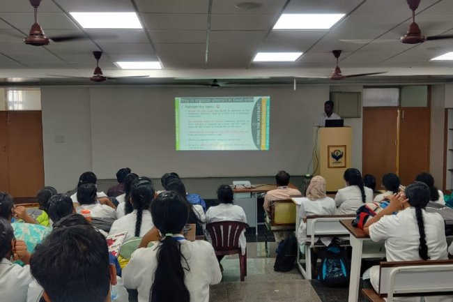 Scientific Forum on Abstract Writing and Submission - Sri Venkateshwaraa College of Physiotherapy, Ariyur, Puducherry