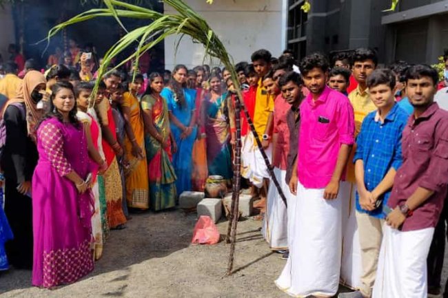 PONGAL CELEBRATION 2022 - Sri Venkateshwaraa College of Pharmacy, Ariyur, Puducherry 605 102