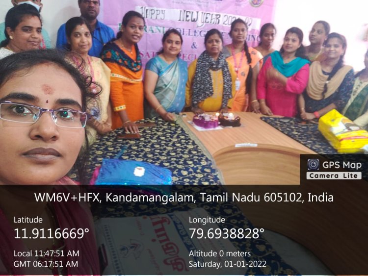 NewYear 2022 Celebration - Indirani College of Nursing, Puducherry 605 102