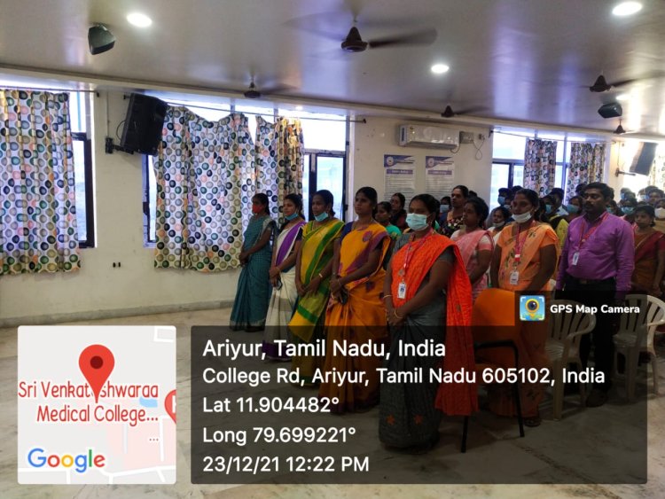 Christmas Day Celebration - Indirani College of Nursing, Ariyur, Puducherry 605 102.