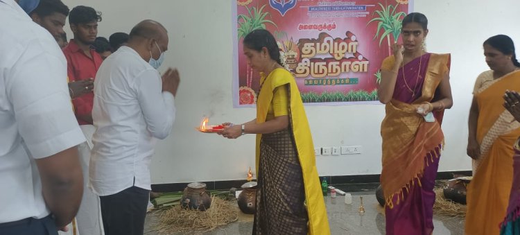 PONGAL CELEBRATION 2022 - Sri Venkateshwaraa College of Pharmacy, Ariyur, Puducherry 605 102