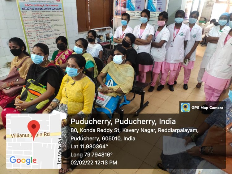 WORLD LEPROSY ERADICATION DAY - 2022 - Indirani College of Nursing, Ariyur, Puducherry 
