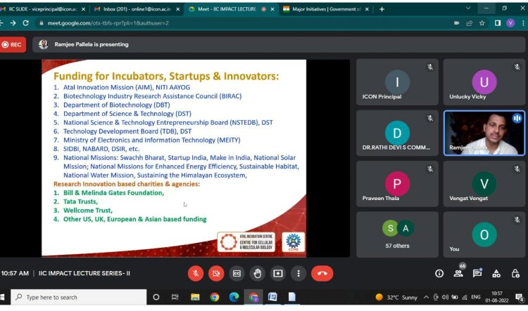 IIC (IMPACT LECTURE SERIES – II SESSION - I)