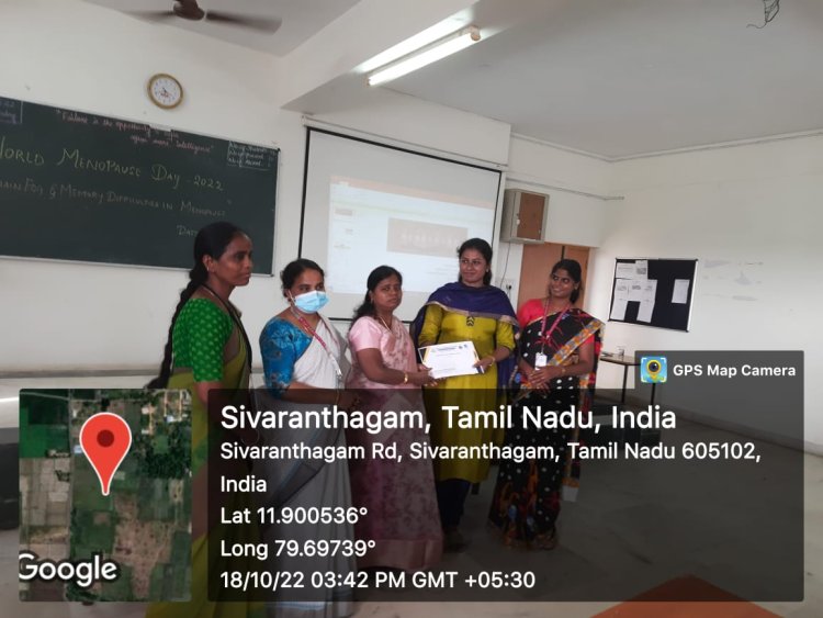 World Menopause Day – 2022 - Indirani College of Nursing