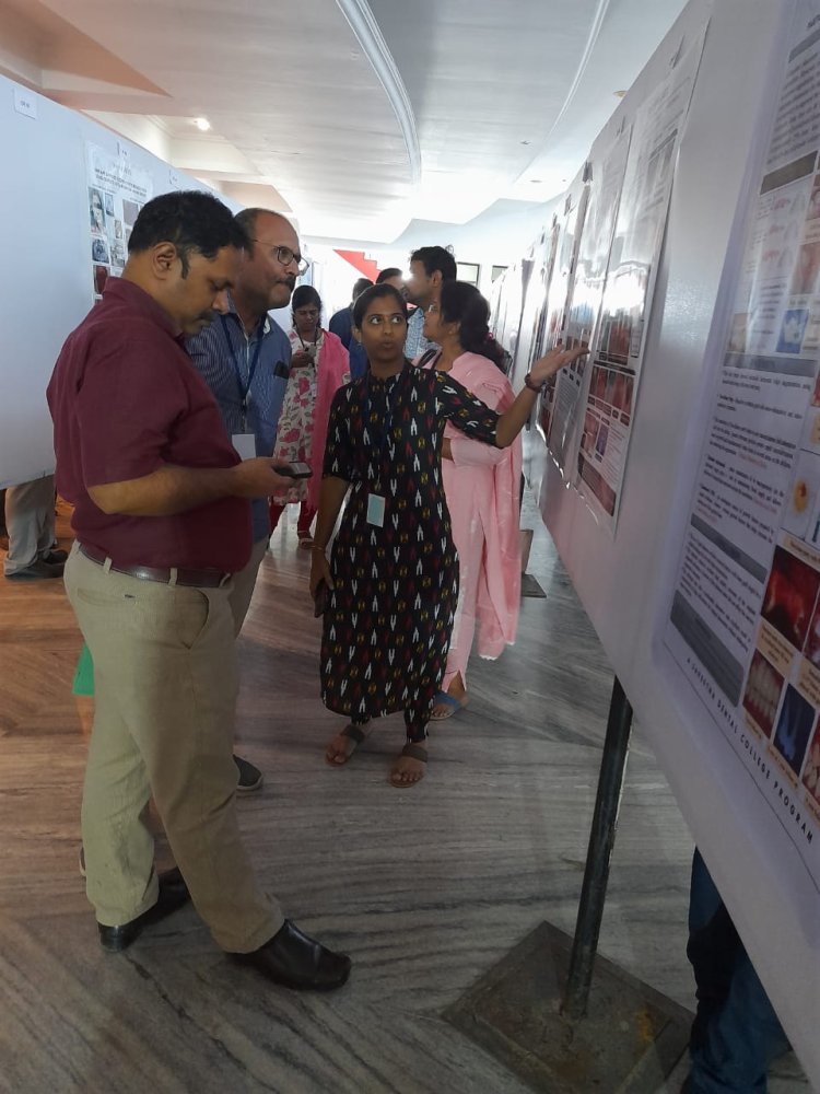 THIRD PRIZE AWARD FOR DR. ABIRAMI VAITHY FOR POSTER PRESENTATION - Sri Venkateshwaraa Dental College