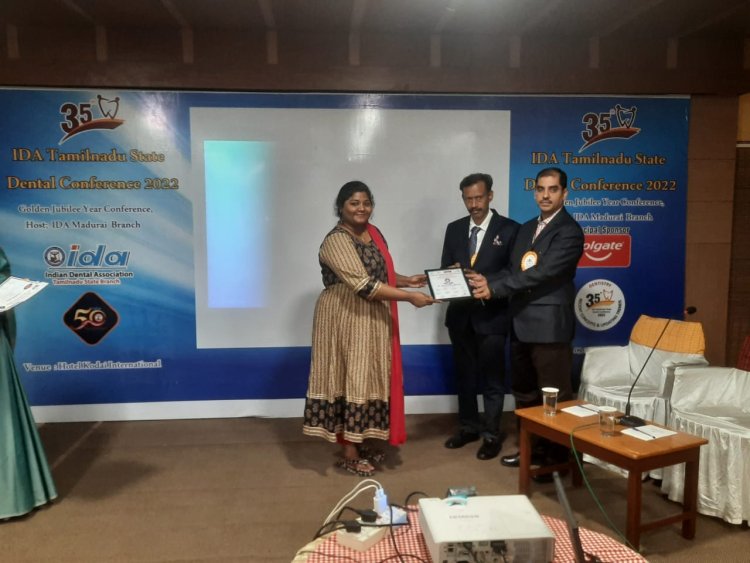 IDA - Tamilnadu 35th State Dental Conference - Sri Venkateshwaraa Dental College