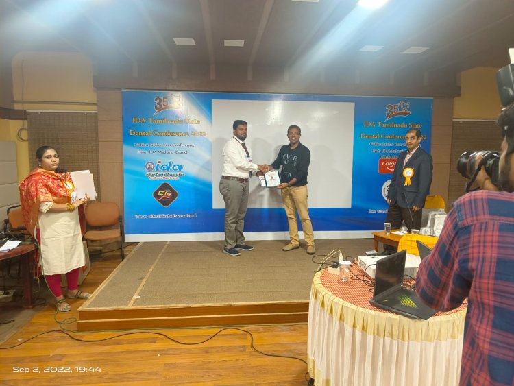 IDA - Tamilnadu 35th State Dental Conference - Sri Venkateshwaraa Dental College