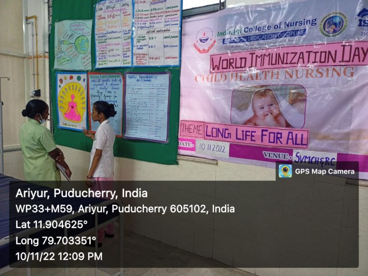 World Immunization Day - Indirani College of Nursing