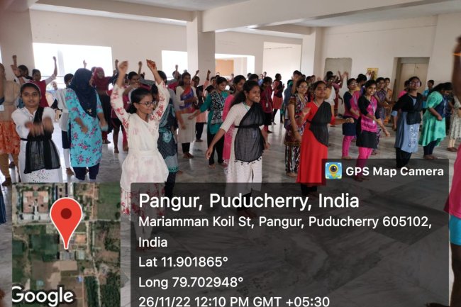workshop on Traditional MARTIAL Arts through Women Empowerment Cell,SVCET - Sri Venkateshwaraa College of Engineering and Technology