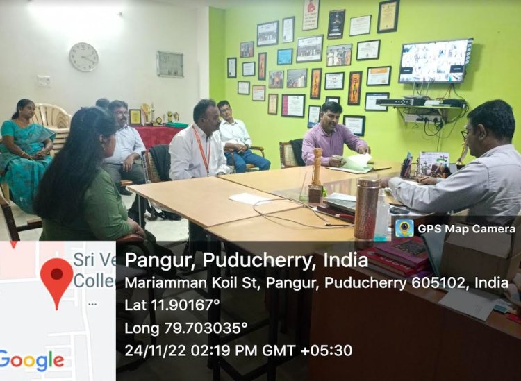 SVCET Signed Memorandum of Understanding (MoU) with CHG IT Consultancy Pvt. Ltd., Chennai - Sri Venkateshwaraa College of Engineering and technology