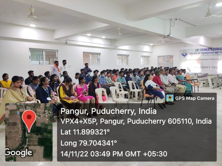 Demo Session on Drone Technology - Sri Venkateshwaraa College of Engineering and Technology