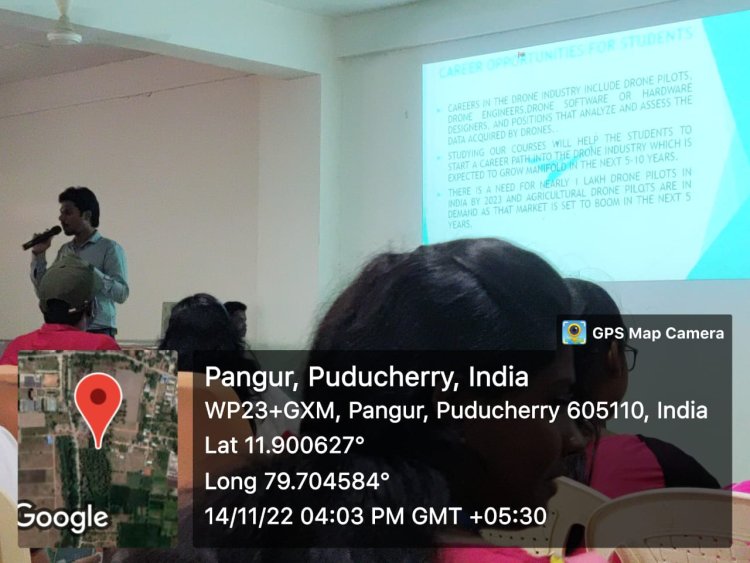 Demo Session on Drone Technology - Sri Venkateshwaraa College of Engineering and Technology