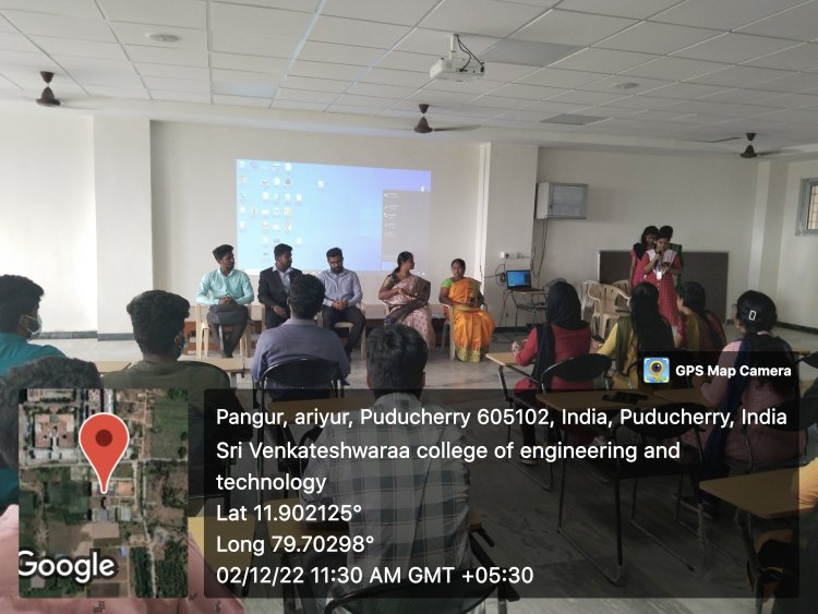 One Day Workshop on “Troubleshooting and Maintenance of Medical Instruments”  - Sri Venkateshwaraa College of Engineering and Technology