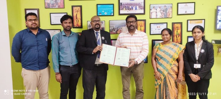 Sri Venkateshwaraa College of Engineering signed Mou with Atheenapandian Private Limited,