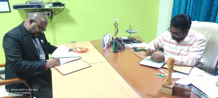 Sri Venkateshwaraa College of Engineering signed Mou with Atheenapandian Private Limited,