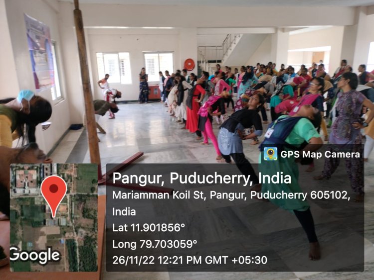 workshop on Traditional MARTIAL Arts through Women Empowerment Cell,SVCET - Sri Venkateshwaraa College of Engineering and Technology