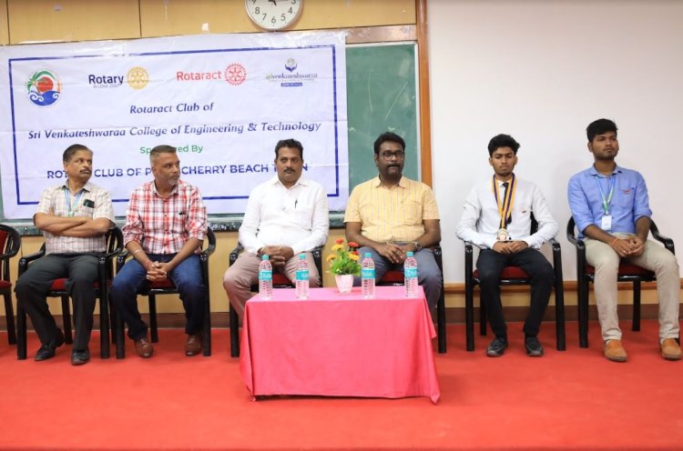 Rotaract Club Installation and Motivational program " understanding the real me "-  Sri Venkateshwaraa College of Engineering and Technology