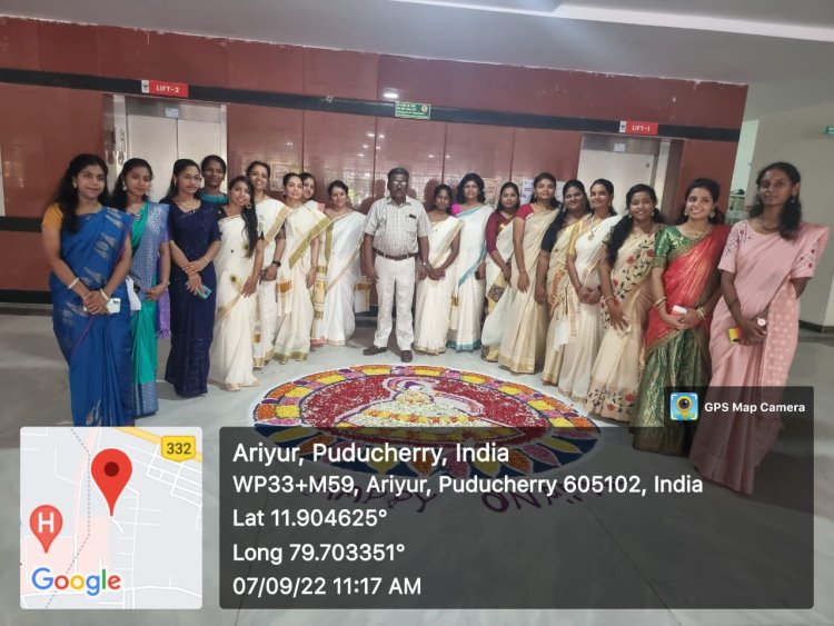 ONAM CELEBRATION 2022 - Sri Venkateshwaraa Dental College