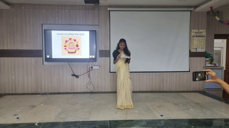 ONAM CELEBRATION 2022 - Sri Venkateshwaraa Dental College
