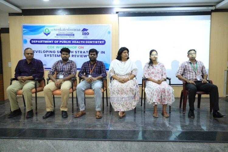 CDE program organised by Department of Public health dentistry on 09th December, 2022 - Sri Venkateshwaraa Dental College