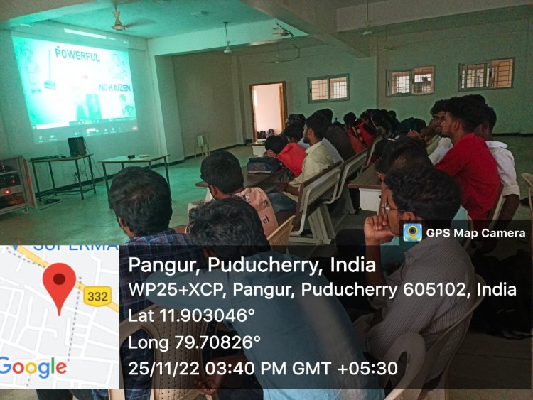 Bootcamp on Japanese Industry Practices - Sri Venkateshwaraa College of Engineering and Technology