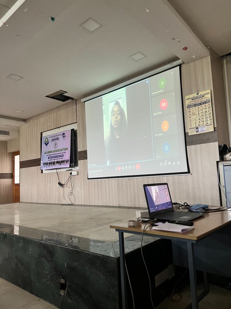Career Guidance Program was conducted by Alumni Association - Sri Venkateshwaraa Dental College