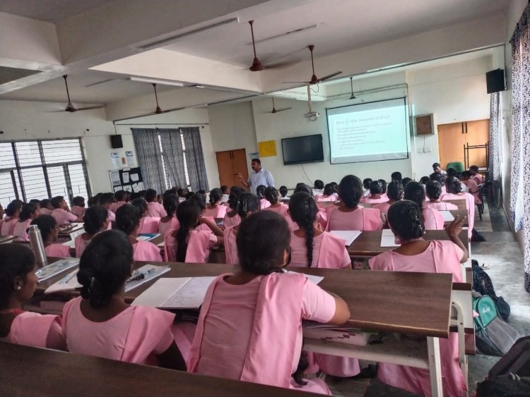 The Internal Quality Assurance Cell (IQAC) organized a value-added course on cyber crime - Indirani College of Nursing