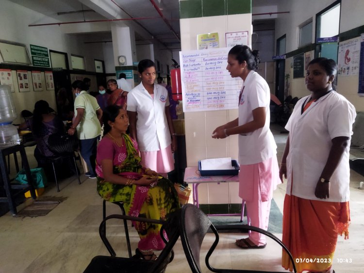 WORLD FOLIC ACID AWARENESS WEEK–04.01.2023 THEME –“PREVENTING BIRTH DEFECTS AND SAVING LIVES” - Indirani College of Nursing